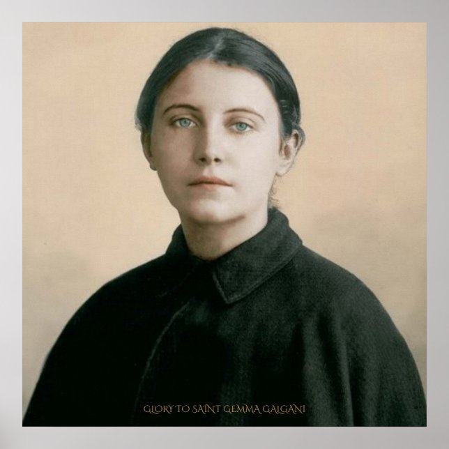 AFFICHE SAINT GEMMA GALGANI (Devant)