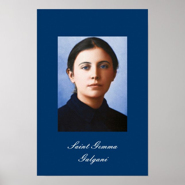Affiche saint gemma galgani (Devant)