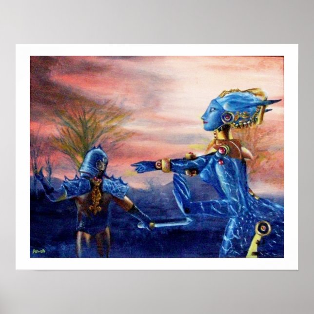 AFFICHE SAINT GEORGE ET DRAGON ALIEN (Devant)