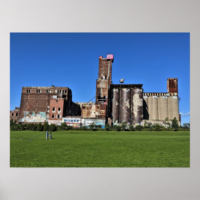 Affiche Saint Henri Montréal Québec Canada Malting Factory (Devant)