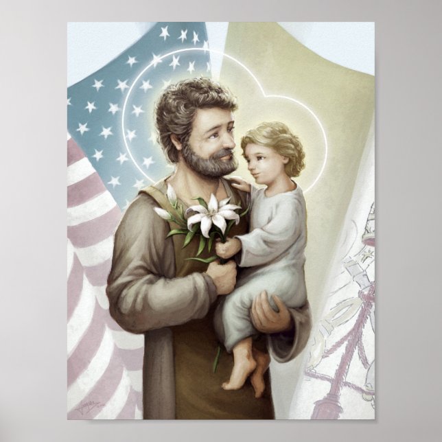 Affiche Saint Joseph le Protecteur (Devant)