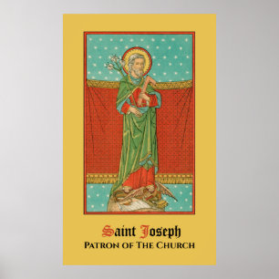 Affiche Saint Joseph, protecteur de l'Église (VVP 09)