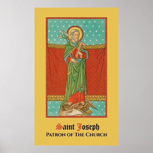 Affiche Saint Joseph, protecteur de l'Église (VVP 09) (Devant)
