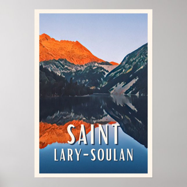 Affiche Saint-Lary-Soulan Station de ski (Devant)