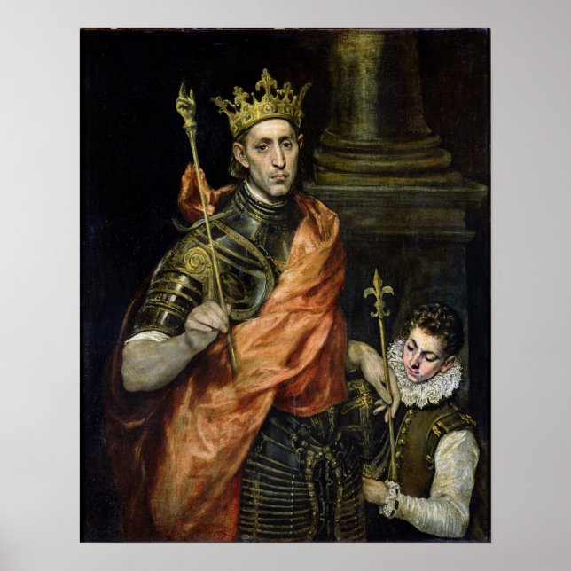 Affiche Saint-Louis et sa page, c.1585-90 (Devant)