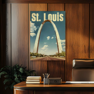 Affiche Saint-Louis Vintage voyage