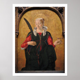 Affiche Saint Lucy par Francesco del Cossa