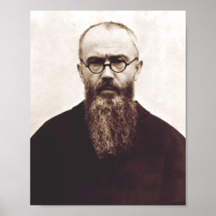 Affiche Saint Maximilian Kolbe Polish Catholic priest