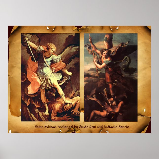 Affiche Saint MICHAEL ARCHANGE VAINQUEUR DE SATAN (Devant)