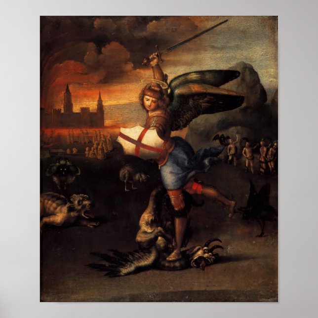 Affiche Saint Michael Et Le Dragon (Devant)