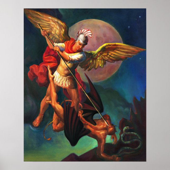 Affiche Saint Michael l'archange guerrier (Devant)