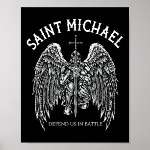Affiche Saint Michael Nous Défend En Bataille