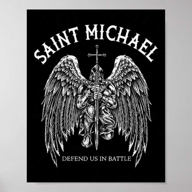 Affiche Saint Michael Nous Défend En Bataille (Devant)