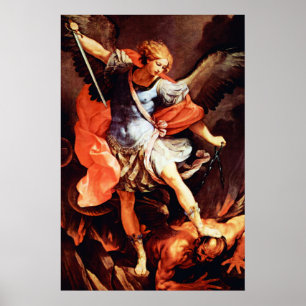 Affiche Saint Michel l'Archange Ange Catholique Saint 201