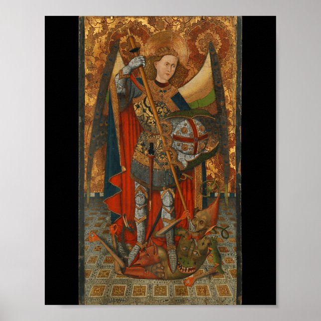 Affiche Saint Michel l'Archange défaisant Satan Christ (Devant)
