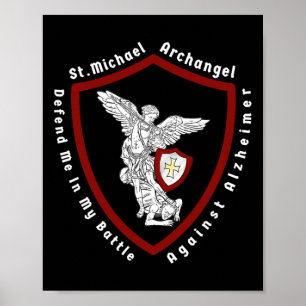 Affiche Saint Michel L'Archange M'Aide Contre Heimerhe