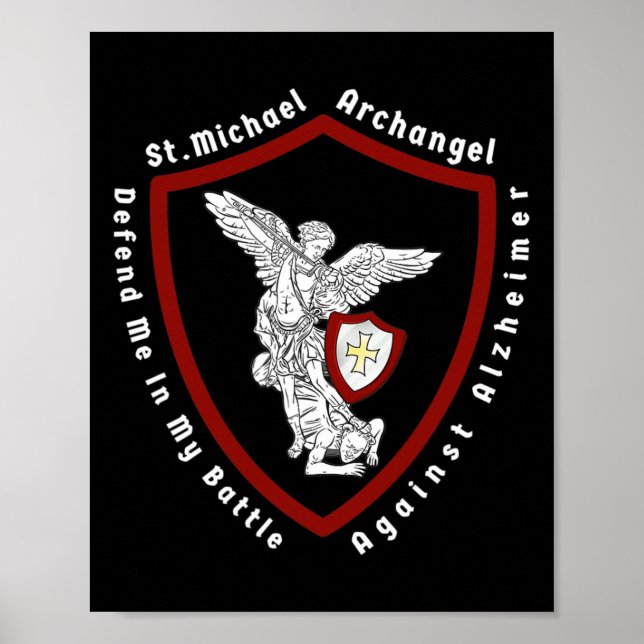 Affiche Saint Michel L'Archange M'Aide Contre Heimerhe (Devant)