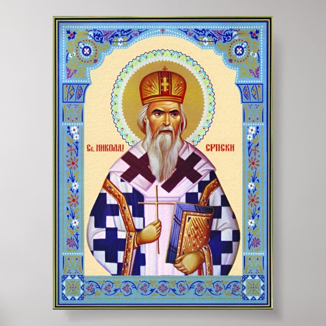 Affiche Saint Nikolai serbe (Devant)