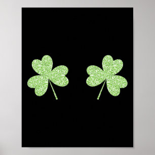 Affiche Saint-Patrick Fête du Trèfle Sein Saint-Patrick