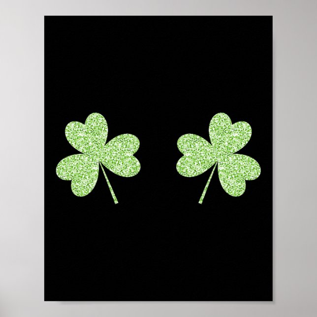 Affiche Saint-Patrick Fête du Trèfle Sein Saint-Patrick (Devant)
