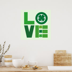 Affiche Saint Patrick Love