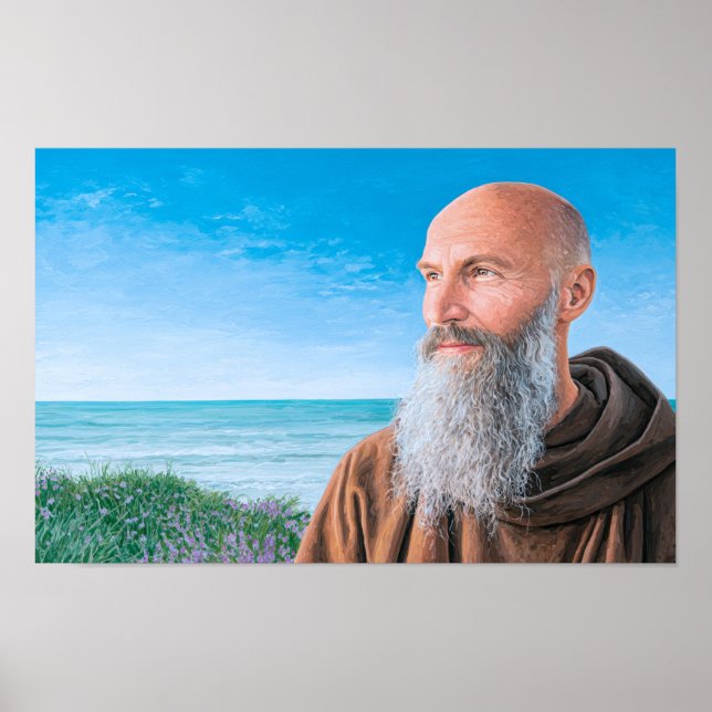 Affiche Saint Raymond de Peñafort : La foi sur les vagues (Devant)