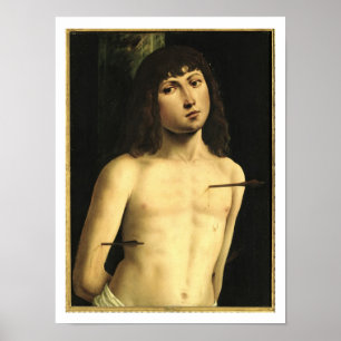 Affiche Saint SebastiAn, c.1490s (tempera sur le panneau)
