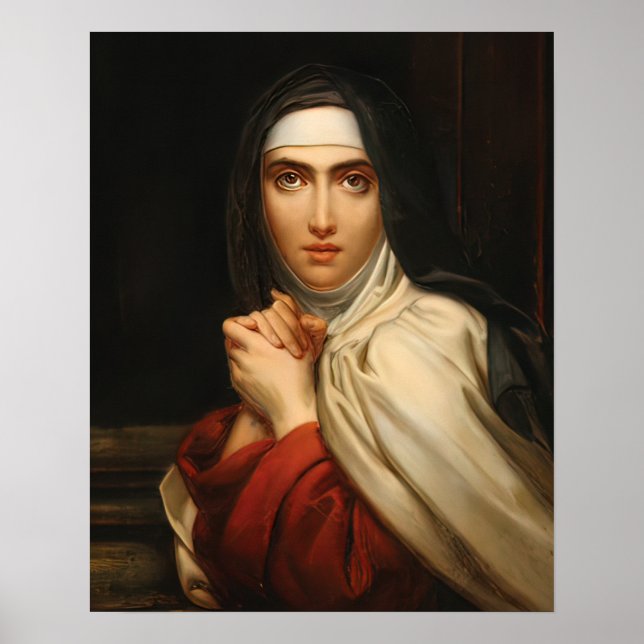 Affiche Saint Teresa de Avila Catholique Saint Therese Ger (Devant)