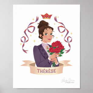 Affiche Saint Thérèse de Lisieux Art Imprimer