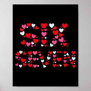Affiche Saint-Valentin 67 Meme Rempli de Cœurs Drôle S
