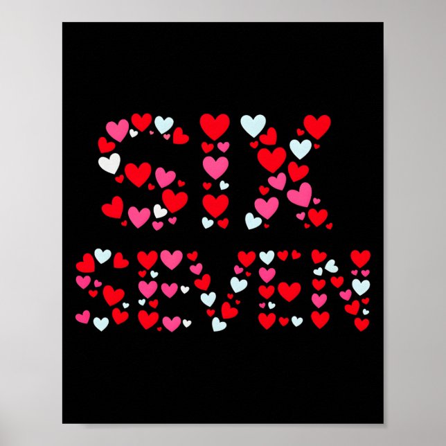 Affiche Saint-Valentin 67 Meme Rempli de Cœurs Drôle S (Devant)