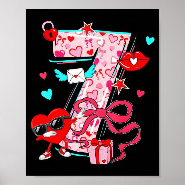 Affiche Saint-Valentin 67 Six Sept Mème Dabbing Cœurs Corr (Devant)