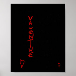 Affiche Saint-Valentin chrétien Jean 3_16 Dieu a tant aimé