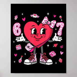 Affiche Saint-Valentin Drôle 67 Meme Six Sept 6 7 Valent
