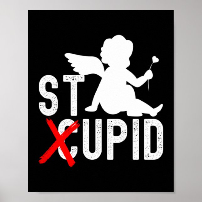 Affiche Saint Valentin drôle Cud est étudiant Premium  (Devant)