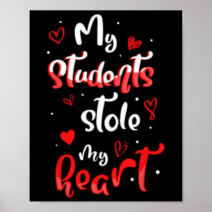 Affiche Saint-Valentin drôle Professeur Saint-Valentin Fem