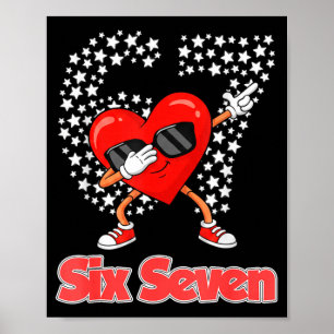 Affiche Saint-Valentin garçons enfants filles cœurs dabbin
