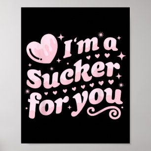 Affiche Saint-Valentin Pun Je Suis Un Fou De Vous Égalemen