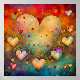 Affiche Saint Valentin Romantique Keepsaké