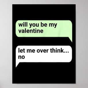 Affiche Saint-Valentin Seras-Tu Mon Amour De Saint-Valenti