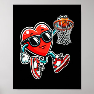 Affiche Saint-Valentin Sketll Dunking Sports Hommes Garçon