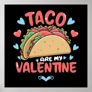 Affiche Saint-Valentin-Taco