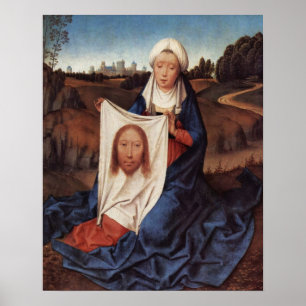Affiche Saint Veronicas Voile Jésus Saint-visage