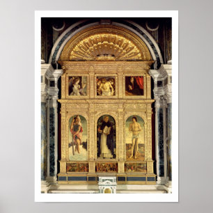 Affiche Saint-Vincent-Ferrer Altarpiece, c.1465 (polyptych