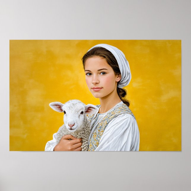 Affiche Sainte Agnès de Rome : innocence et courage (Devant)