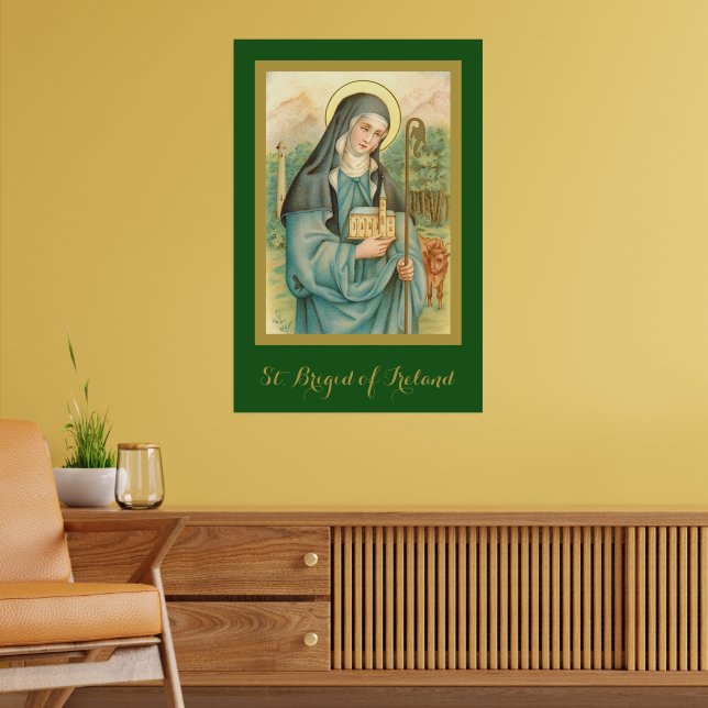 Affiche Sainte Brigitte d'Irlande (M 014) (Salon 2)