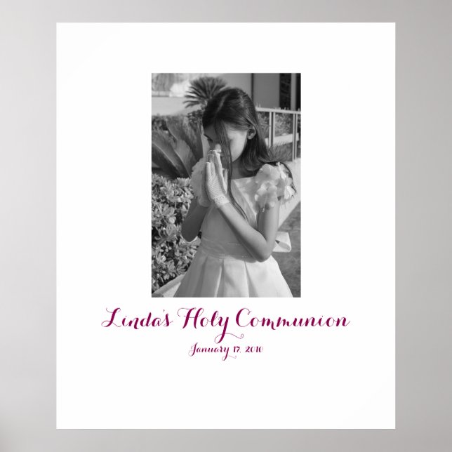 Affiche Sainte Communion Se connecter à la mémoire du Cons (Devant)