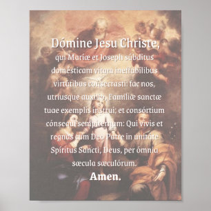 Affiche Sainte famille (latin) Imprimer