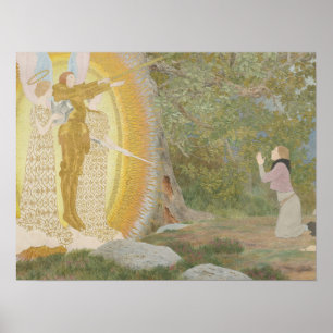 Affiche Sainte Jeanne d'Arc par Louis-Maurice Boutet de Mo