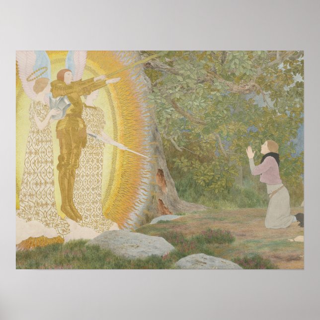 Affiche Sainte Jeanne d'Arc par Louis-Maurice Boutet de Mo (Devant)